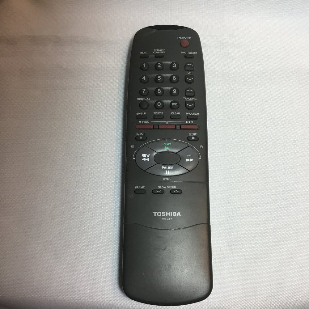 Genuine Toshiba VC-44T Remote Control TV VCR Tested See Video